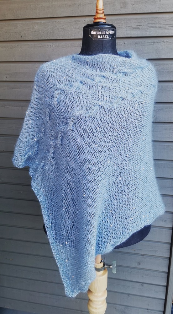 Sommer Poncho Mohair-Fancy
